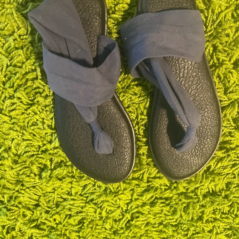 WOMEN'S SANUK YOGA SLING 2 blue sandals size 7 - Picture 7 of 7